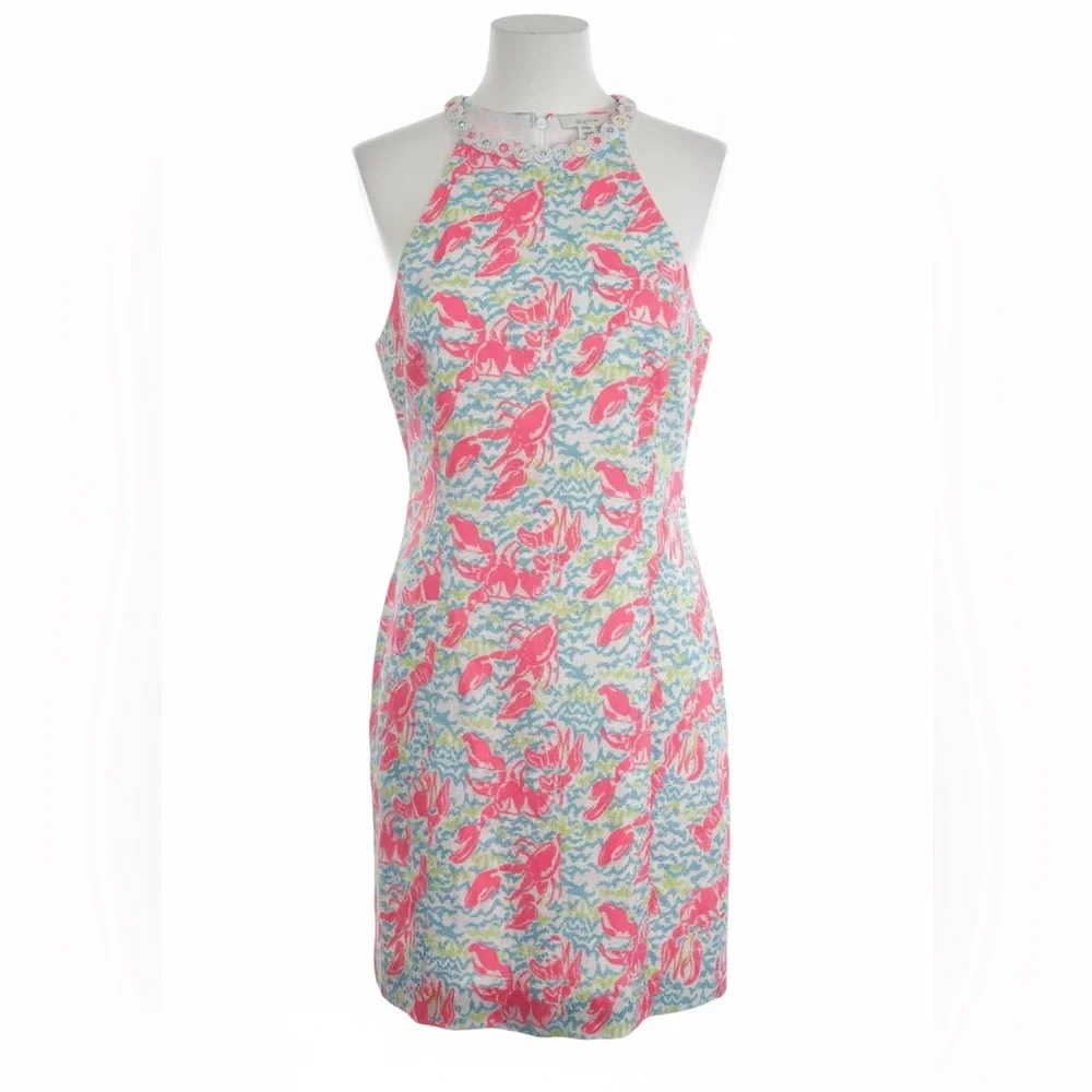 Lilly Pulitzer Pearl Shift Pop Up Lobstah Roll womens size 16 nwt - Picture 4 of 8